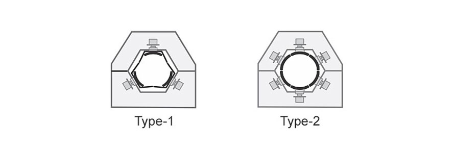 emitter layout inside the chamber